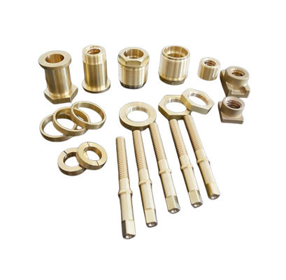 Components usinés CNC de précision en laiton Taille personnalisée ISO9001